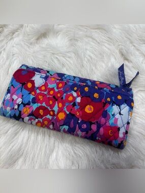 Vera Bradley Bright Floral Quilted Wallet in the Pattern “Passionosta”